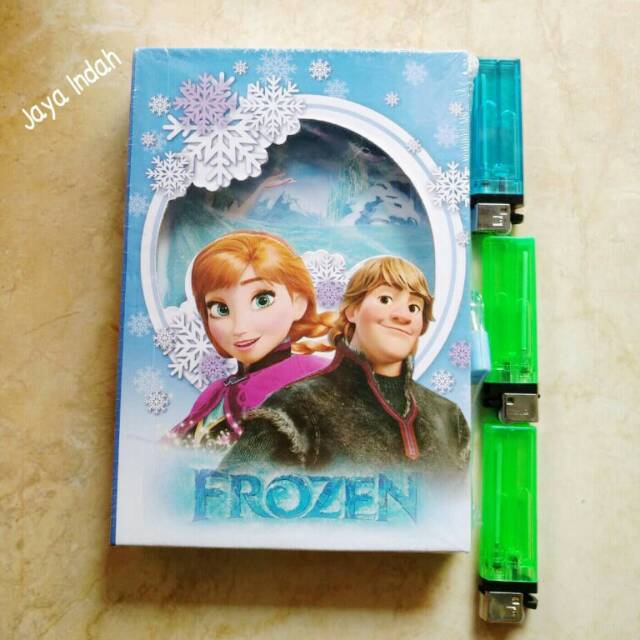 

Buku diary gembok buku Notes kunci Buku Catatan Notebook Agenda Motif Lucu Hello kitty frozen