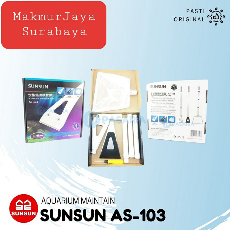 SUNSUN AS103/ Scaper AS103 pembersih lumut kerak aquarium