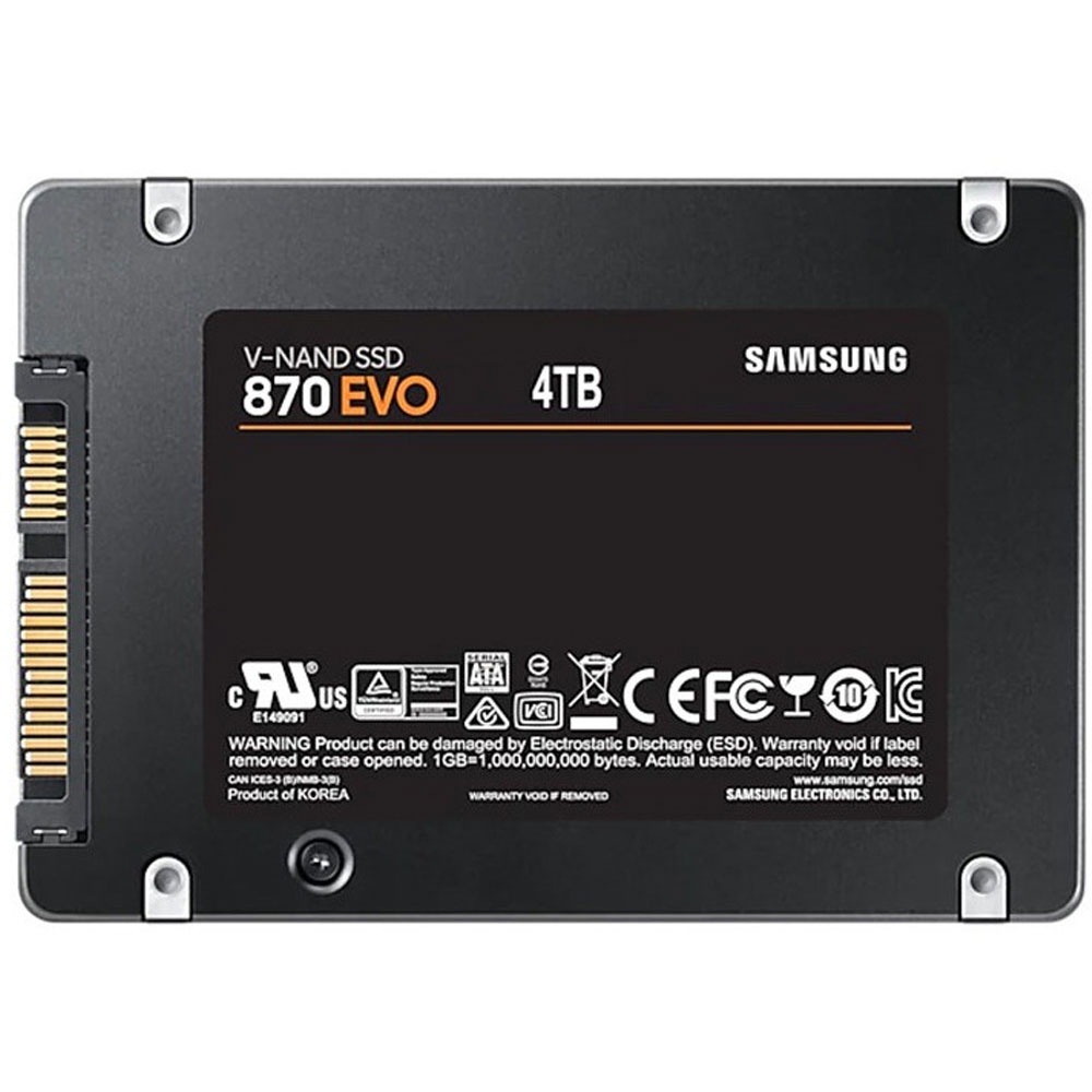 Samsung SSD 870 EVO SATA III 2.5 Inch 4TB MZ-77E4T0BW