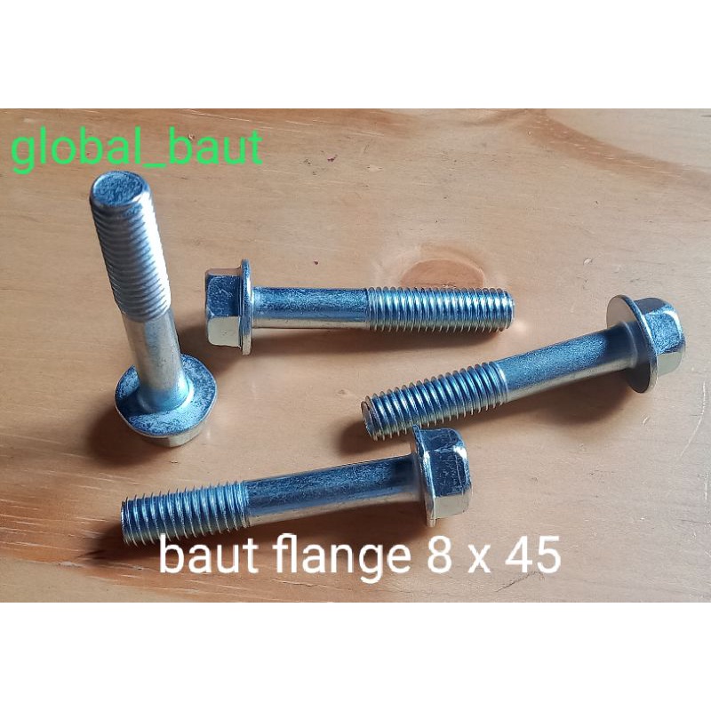 baut topi flange 8 x 45