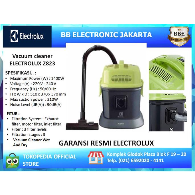 Vacuum cleaner ELECTROLUX Z823