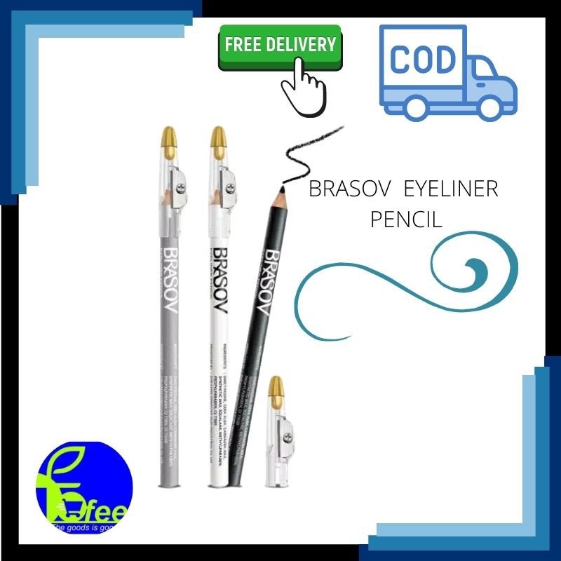 IMPORT -BRASOV Eyeliner Pencil 1.1 gr Halal Waterproof