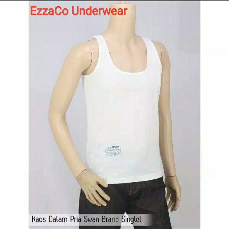 Singlet kaos Swan Brand original