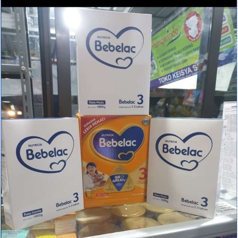 Susu Bebelac 3 dan 4 800gr dan 1000gr