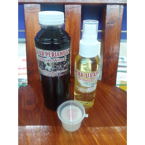 

Minyak Urapan & Anggur/Roti Perjamuan Kudus (60ml/250ml/20pcs)