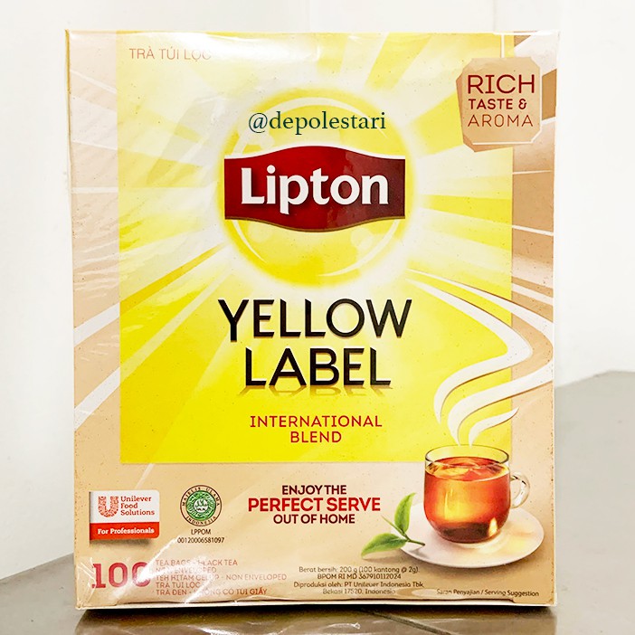 TEH Lipton Yellow Label 100bags