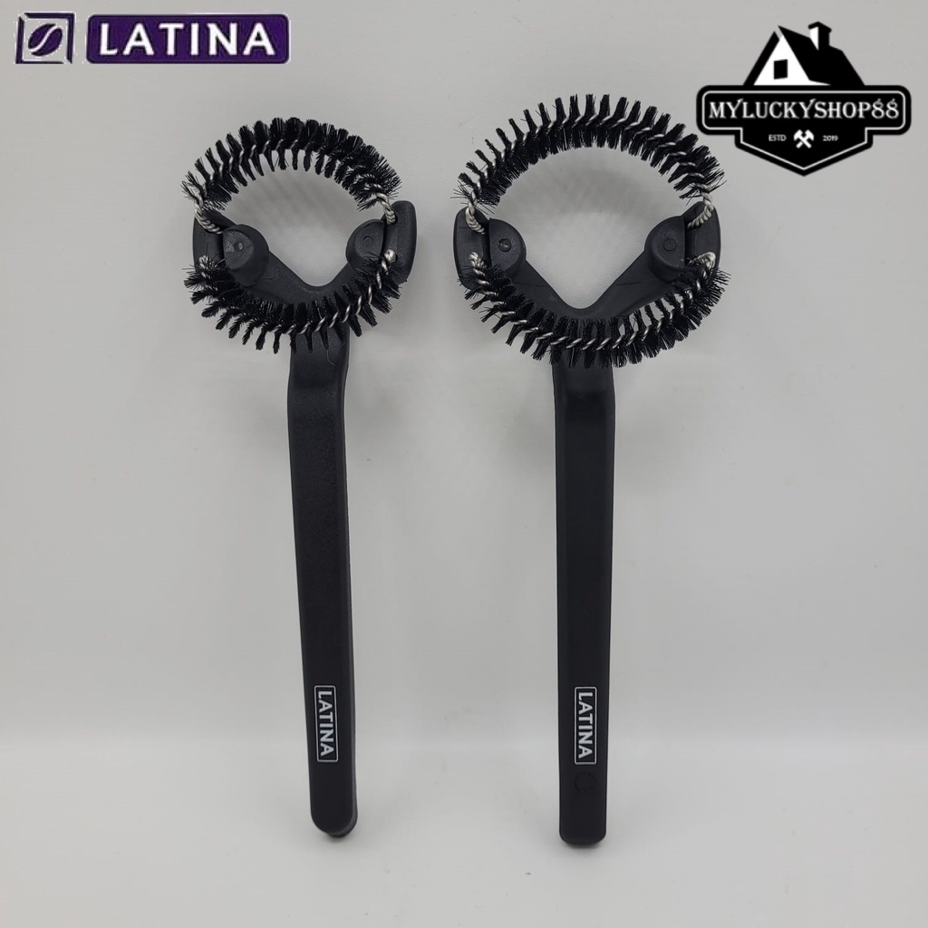 Latina Sapu Sapu Group Head Brush Espresso Sikat Kopi Circular 51 58 mm