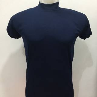  COD kaos  kerah  tinggi  premium kaos  hitam polos  kaos  putih 