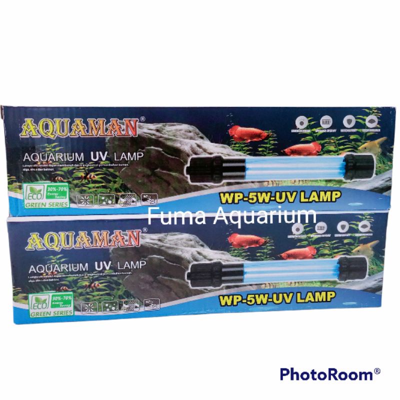 Aquaman WP-5W UV LAMP Lampu Celup Anti Bakteri,Virus,Alga Sterilizer