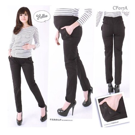 Celana Hamil Kerja Katun