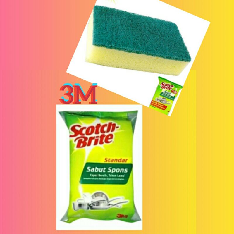 

Scotch - Brite 3M Sabut Spons Cuci Piring ORIGINAL 3M