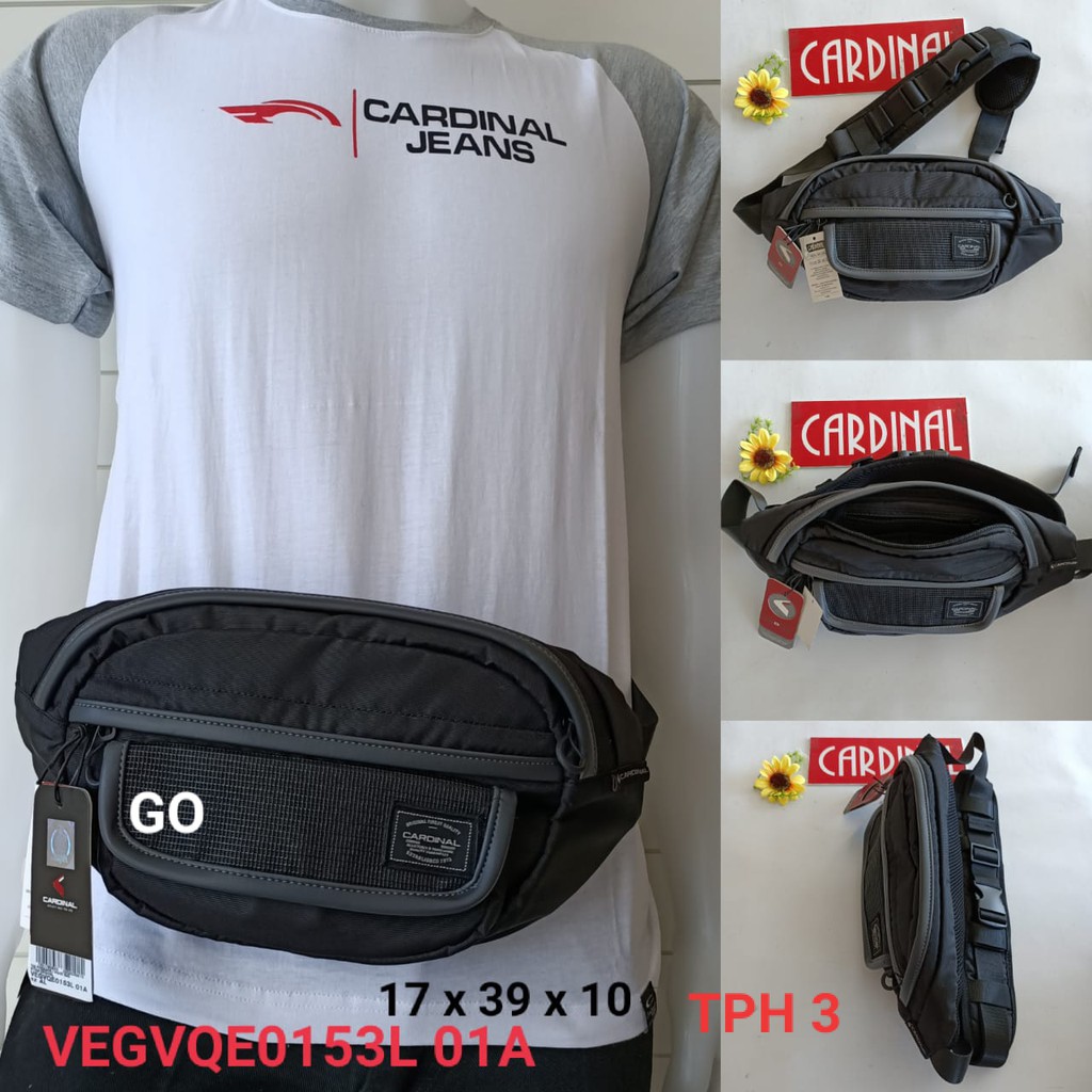 gof TP CARDINAL Tas Pinggang /Waits Bag Tas Cowok Tas Cowok Gaul Tas Pria Kekinian