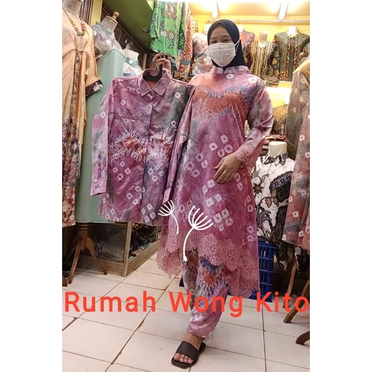 COUPLE SET CELANA LACE JUMPUTAN PALEMBANG