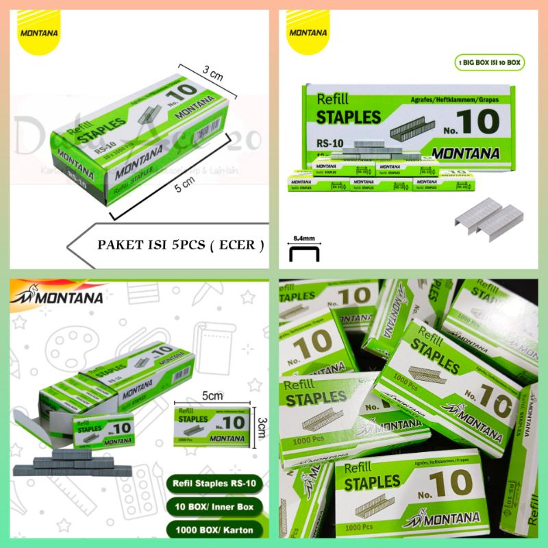 

ISI STAPLES / Streples MONTANA Murah