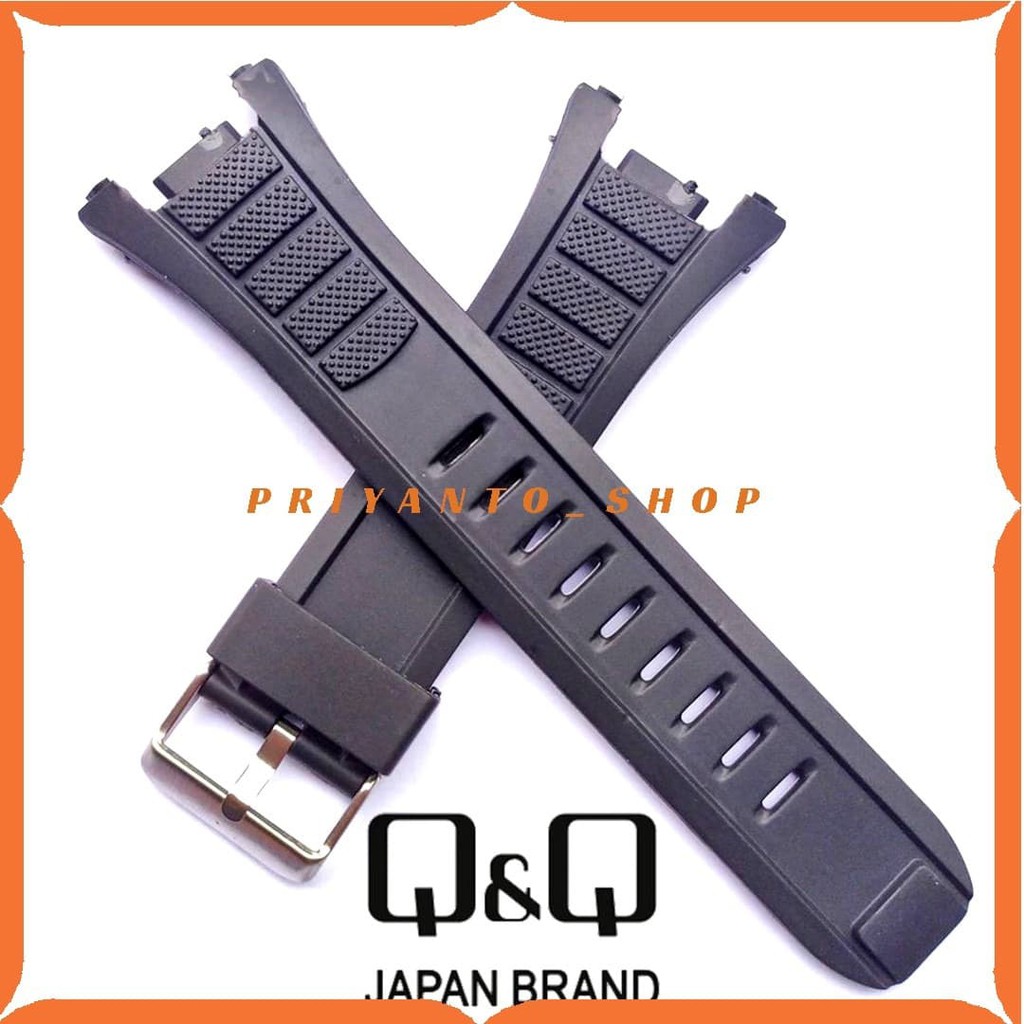 Strap Tali Jam Tangan QQ Q&amp;Q M-131 QnQ M 131 qq QQ M 131 Rubber Watch Bend