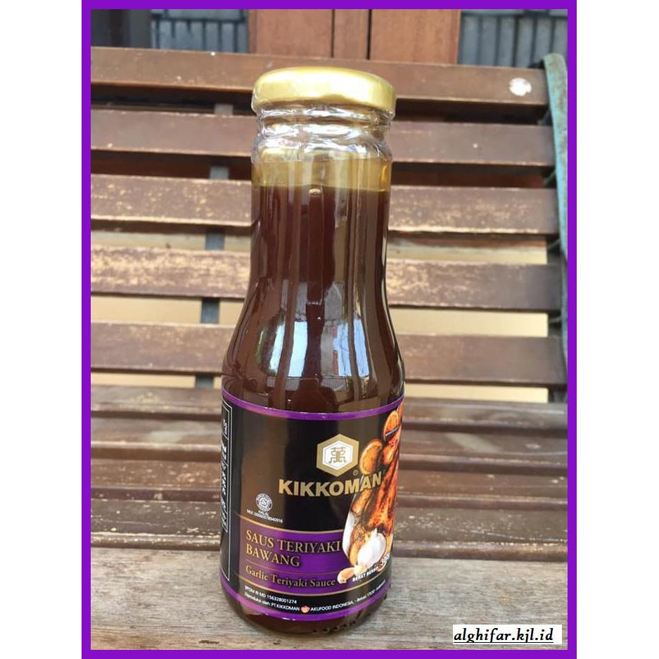 

gnidderdsaus- saus teriyaki bawang 300 gram | kikkoman garlic teriyaki sauce halal m -asliiiiii.