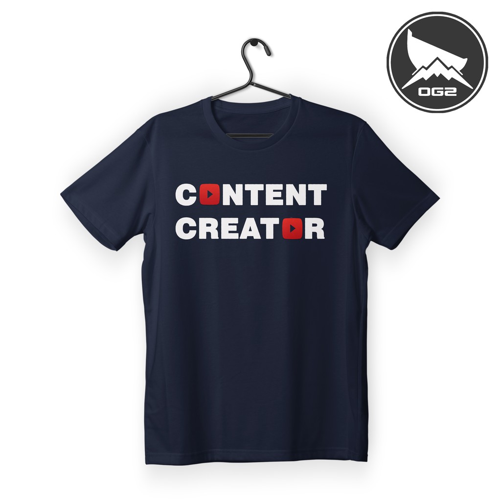 kaos distro youtuber f023 baju pria wanita og2 3A D