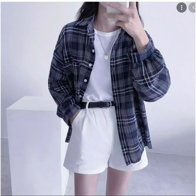 C&C OVERSIZE KEMEJA OSLIN | Kemeja Oversize Wanita - Kemeja Korea-3