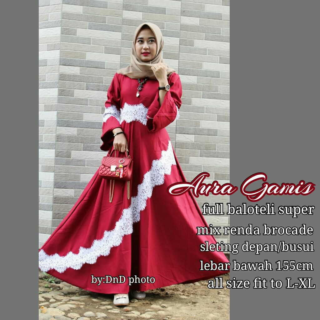 GROSIR BATIK AURA GAMIS