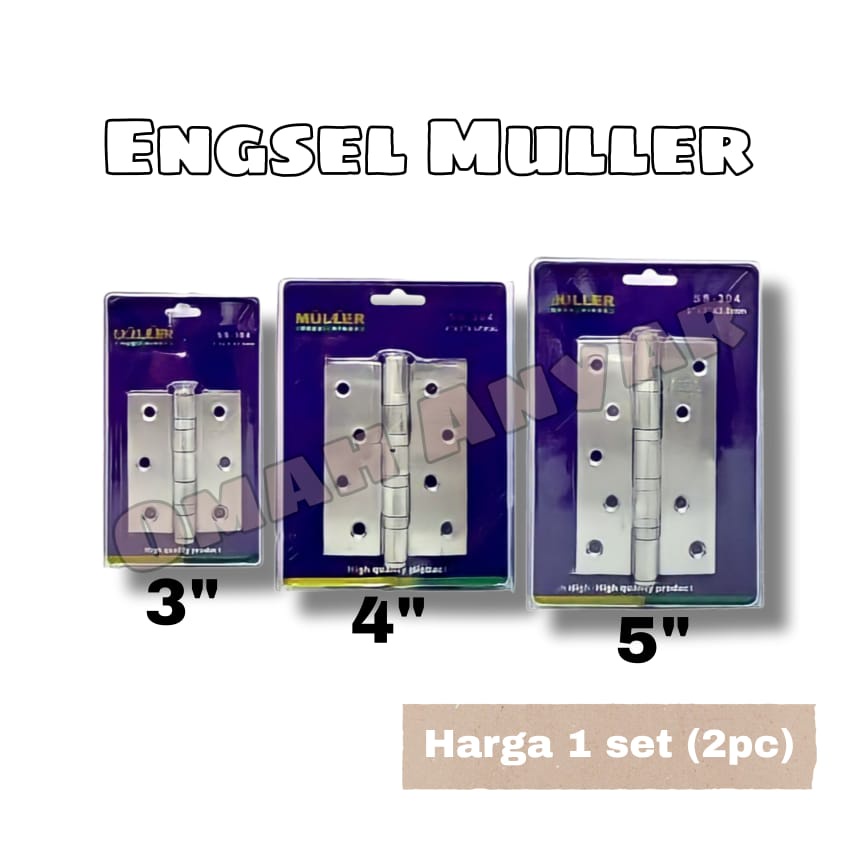 Engsel stainless Muller engsel pintu dan jendela rumah