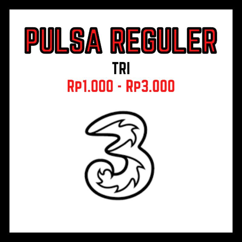 PULSA REGULER TRI Rp1.000 - Rp3.000