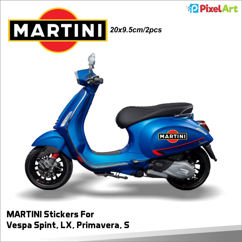 Jual STIKER MOTOR VESPA MARTINI RACING PIAGGIO SPRINT LX PRIMAVERA CAFE  RACER JAPSTYLE ANTI GORES Indonesia|Shopee Indonesia