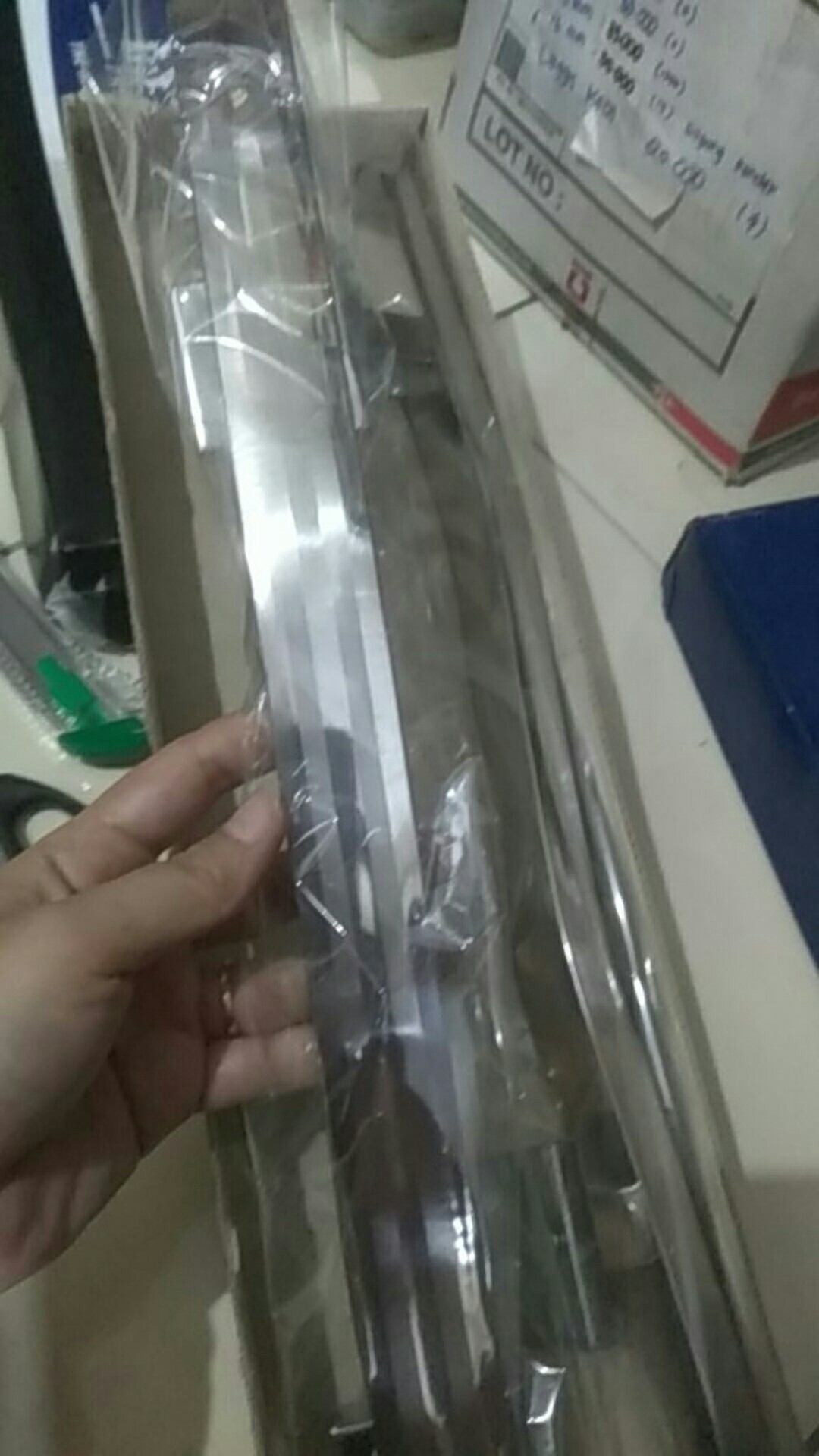 Handle Pintu Rumah Kobra Panjang 45 Cm Lis Tiga Tarikan Pintu Kotak Es Gagang Pintu Stls Kunci Pintu