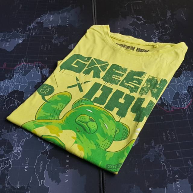 Kaos band GREEN DAY SECOND ORIGINAL
