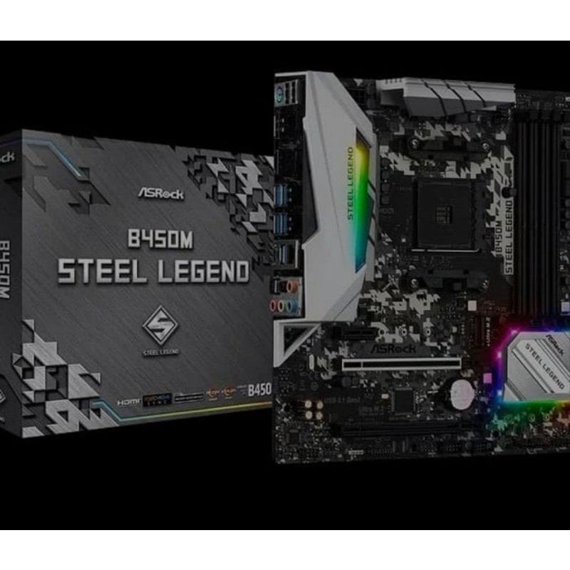 ASRock B450M steel legend AMD4