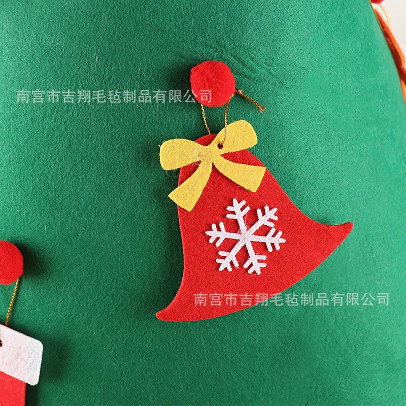 TFLA pohon natal flanel DIY anak dekorasi ornamen mainan christmas - KADO BOLA