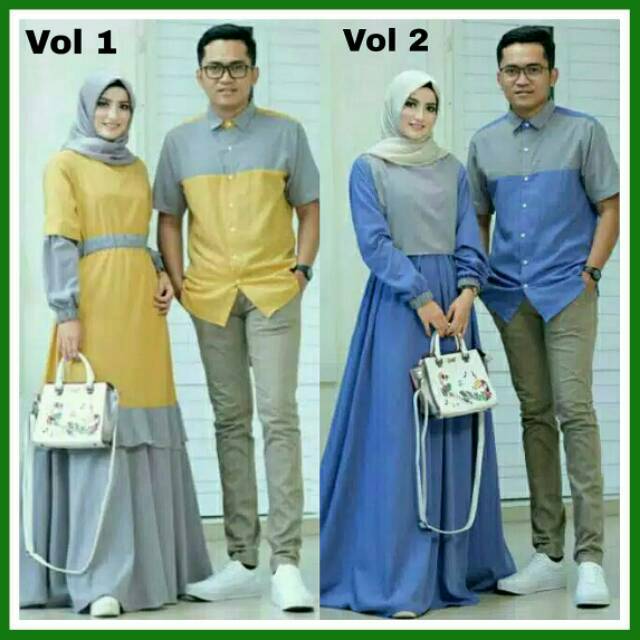  Gamis  Couple Terbaru  Baju  Couple Keluarga  Tapi Kalem 