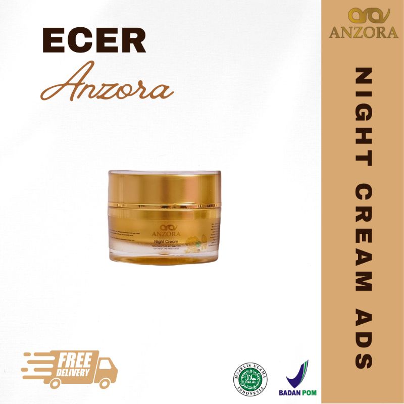 ANZORA NIGHT CREAM ADS / KRIM MALAM ACNE DARK SPOT / KRIM MALAM.ADS
