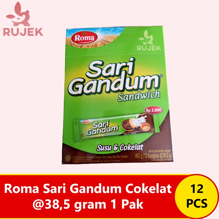 

Roma Sari Gandum Sandwich Cokelat