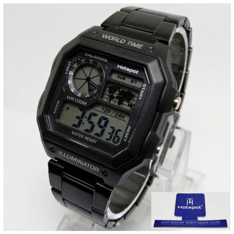 JAM TANGAN HOTSPOT DIGITAL PRIA / PUSAT GROSIR JAM TANGAN PRIA DGH225B