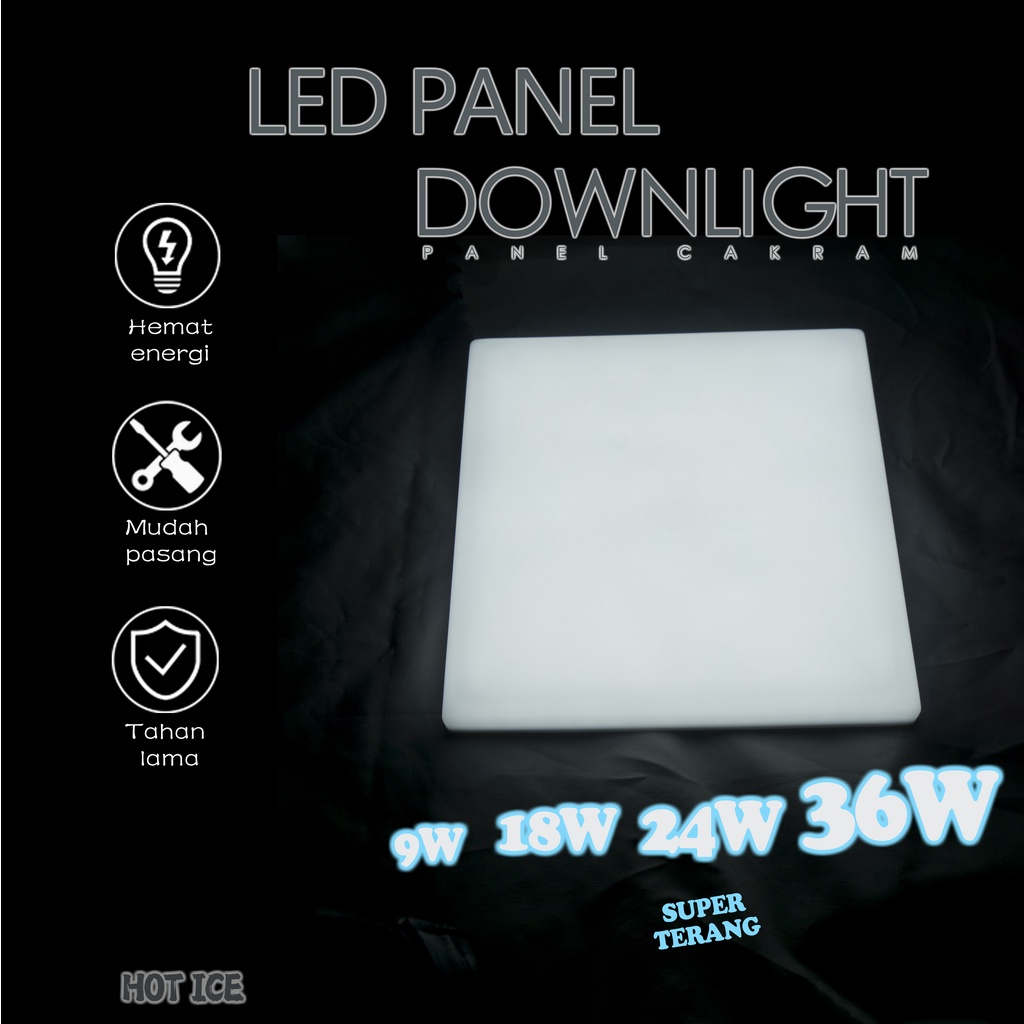 Lampu Downlight Lampu led panel led panel  bulat Downlight 36w 6500k