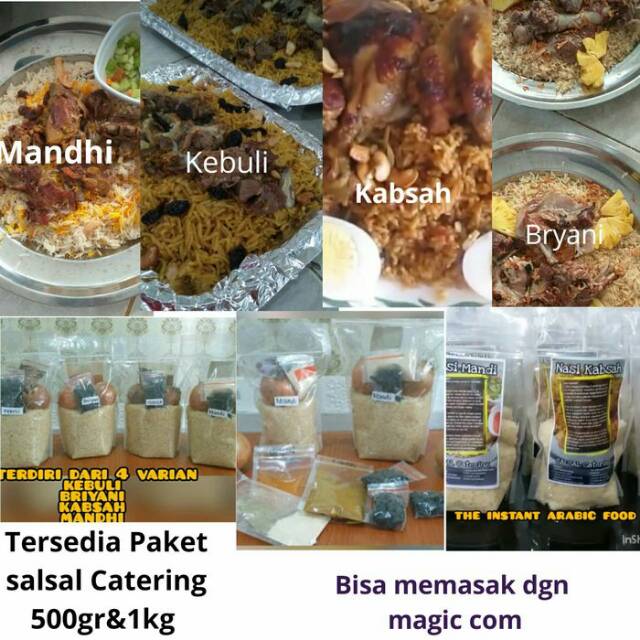 

Paket kebuli/bryani/kabsah/mandhi