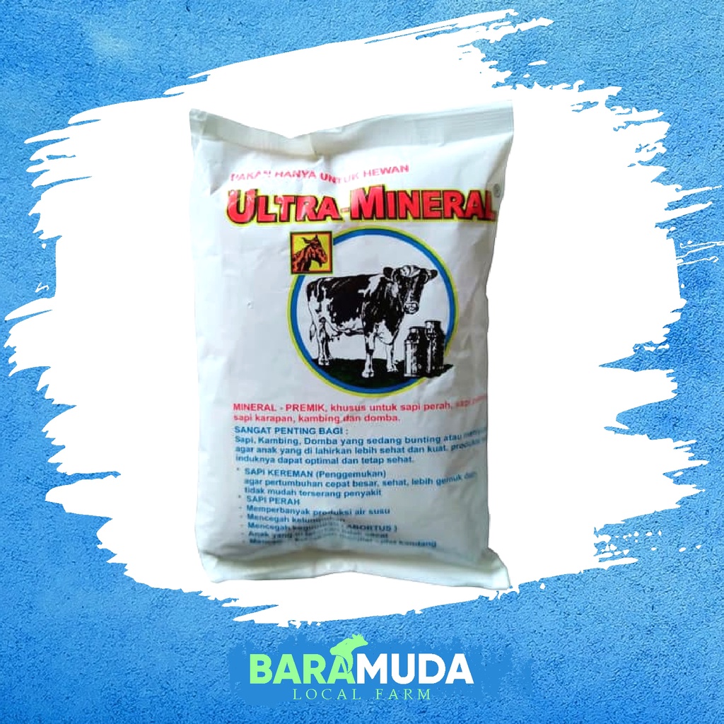 Ultra Mineral Vitamin Hewan Ternak 1kg | Untuk Sapi | Kambing | Domba