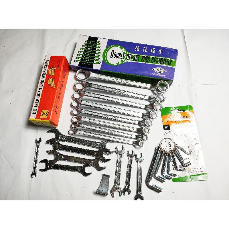 PAKET Kunci Ring Set + Kunci Pas Set + Kunci L Fukuda