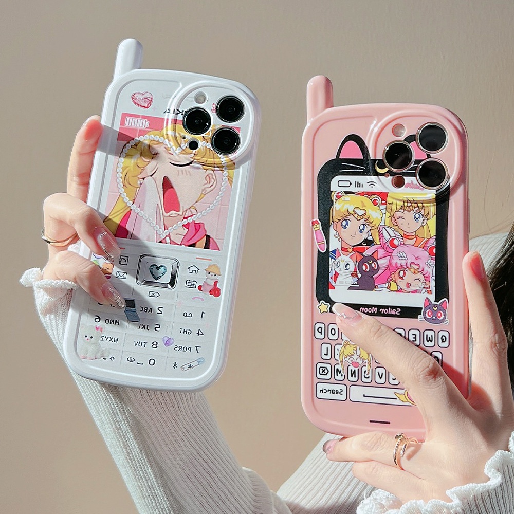 Case Pelindung Motif Kartun Pink Untuk Iphone 11 12 13 PRO MAX