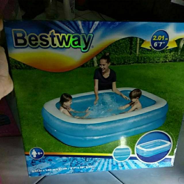 Kolam Bestway /kolam renang anak uk. 2.01m X 1.50m X 51cm