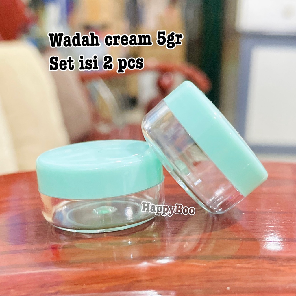 wadah cream set 2 pcs tempat cream pot cream box cream set 2 pcs animal import high quality