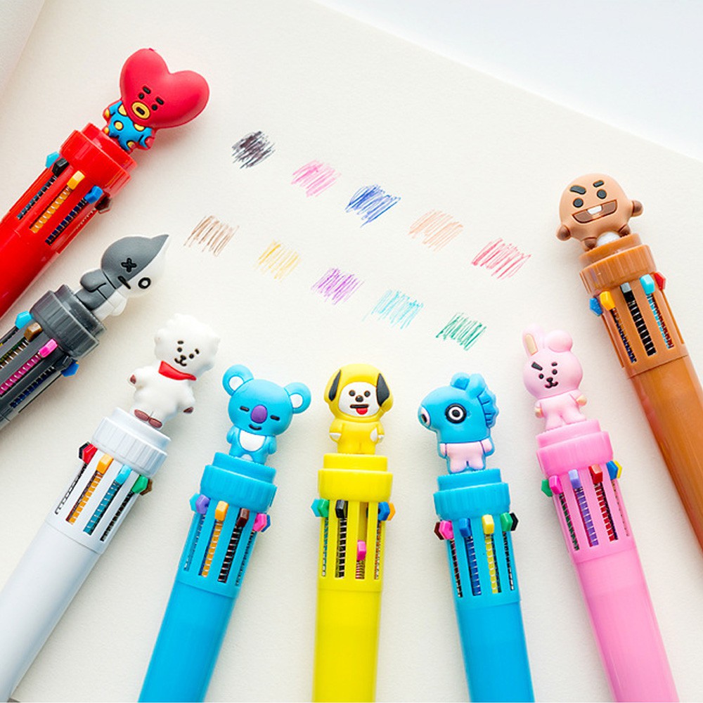 

Pen BT21 10 Warna / Pen BTS 10 Warna / BTS Pen 10 Colors