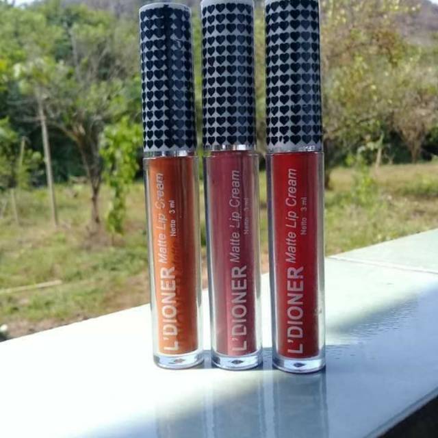 L'DIONER LIPMATTE 3 ML (SHADE MORELLO) - LIPCREAM ANTI LUNTUR - LIPSTIK TAHAN SEHARIAN
