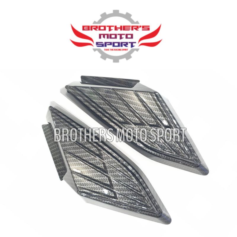 cover pijakan body mhr nmax new cover body samping carbon new nmax