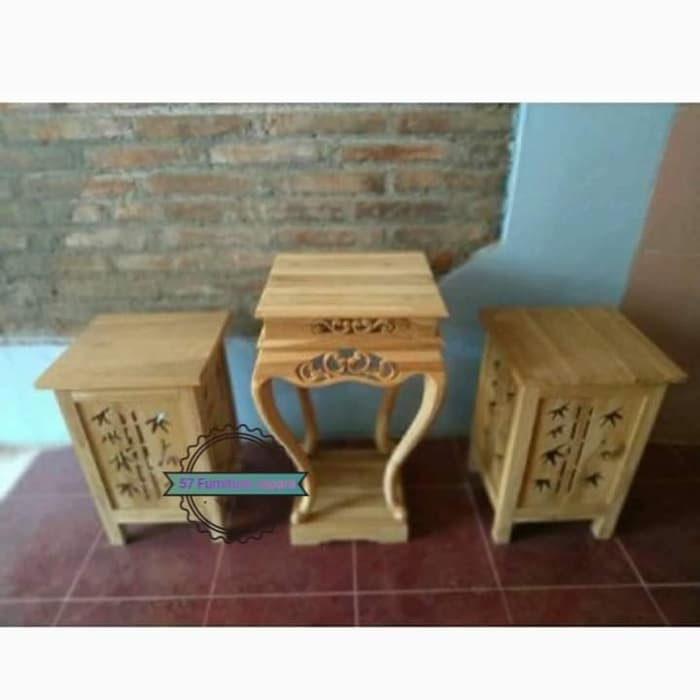 meja kursi teras jati mentahan ukir Jepara