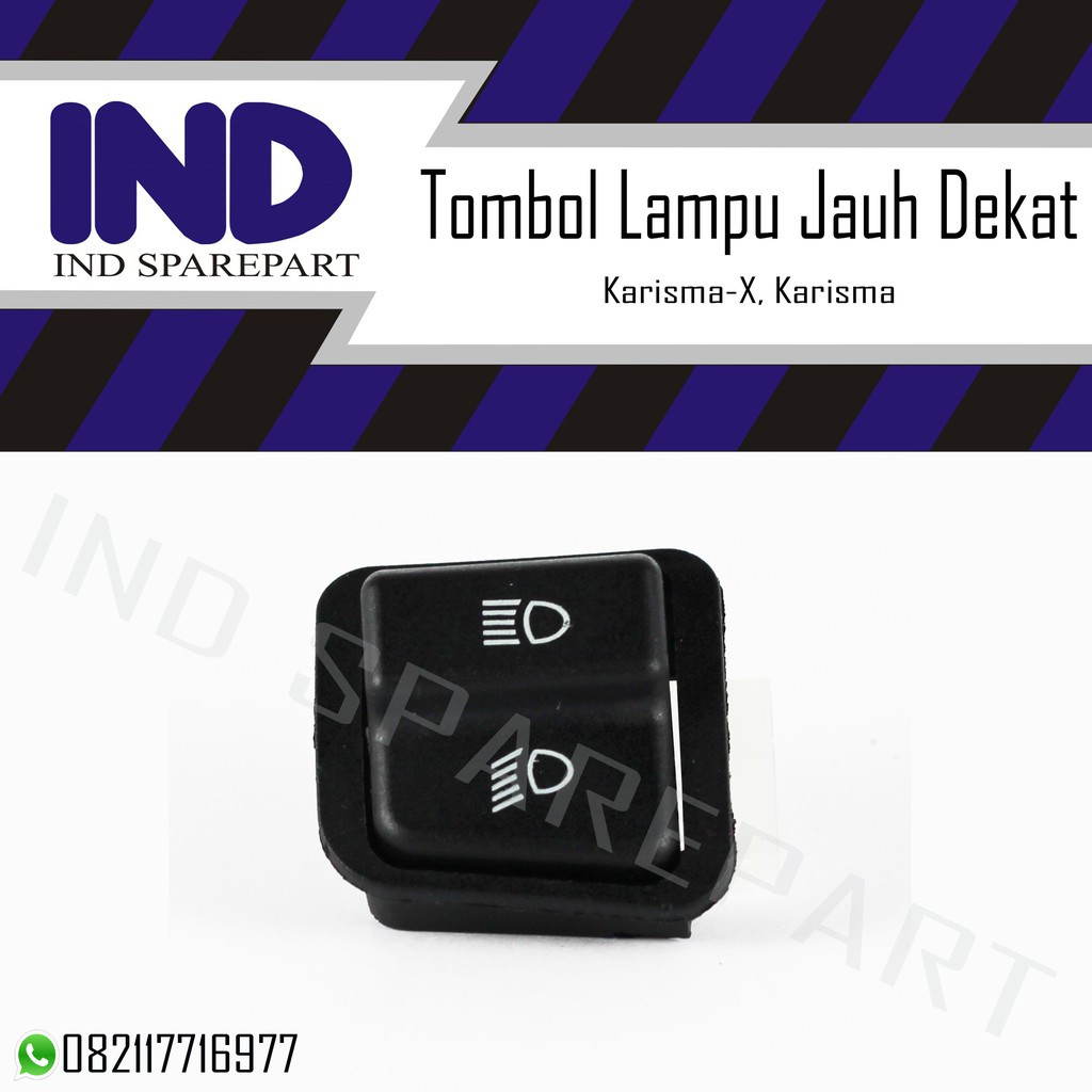 Tombol Switch Swit Saklar Lampu Dim Dem Jauh Dekat Karisma X &amp; Karisma