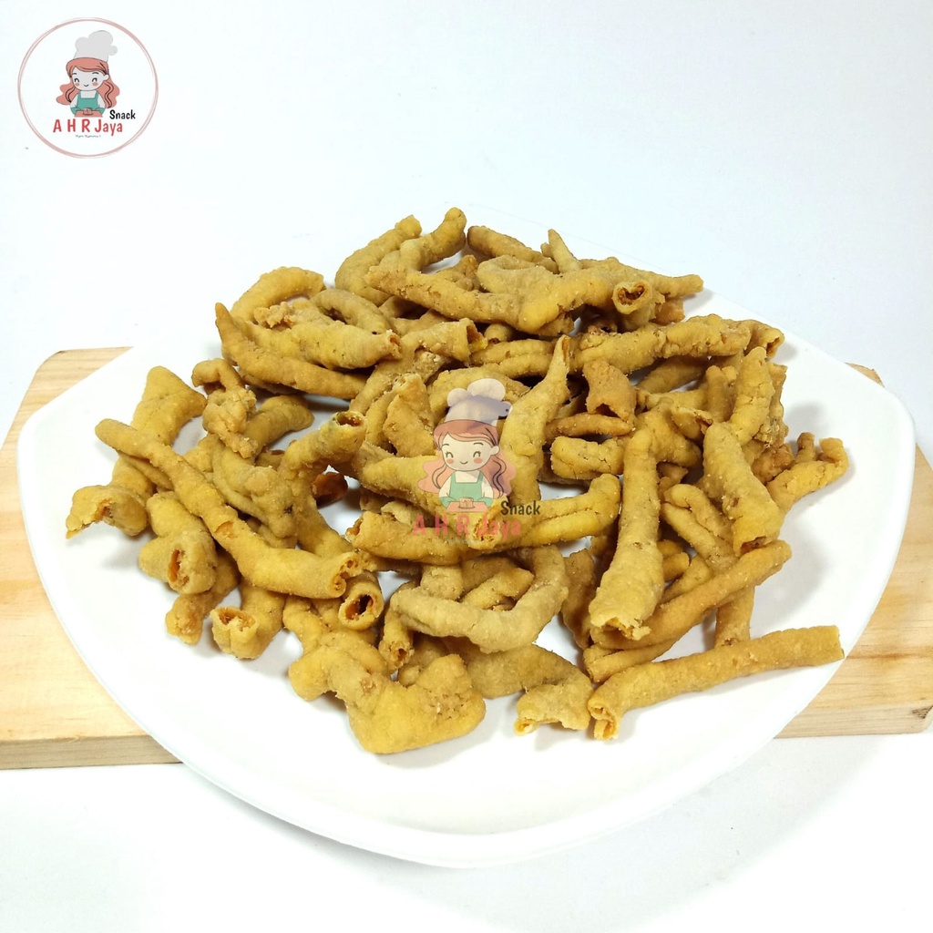 

Keripik Usus Ayam Crispy Gurih Original 250 gr