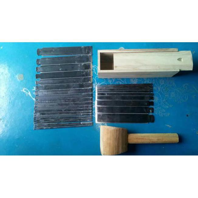 1 set alat pahat ukir kayu baja tebal murah
