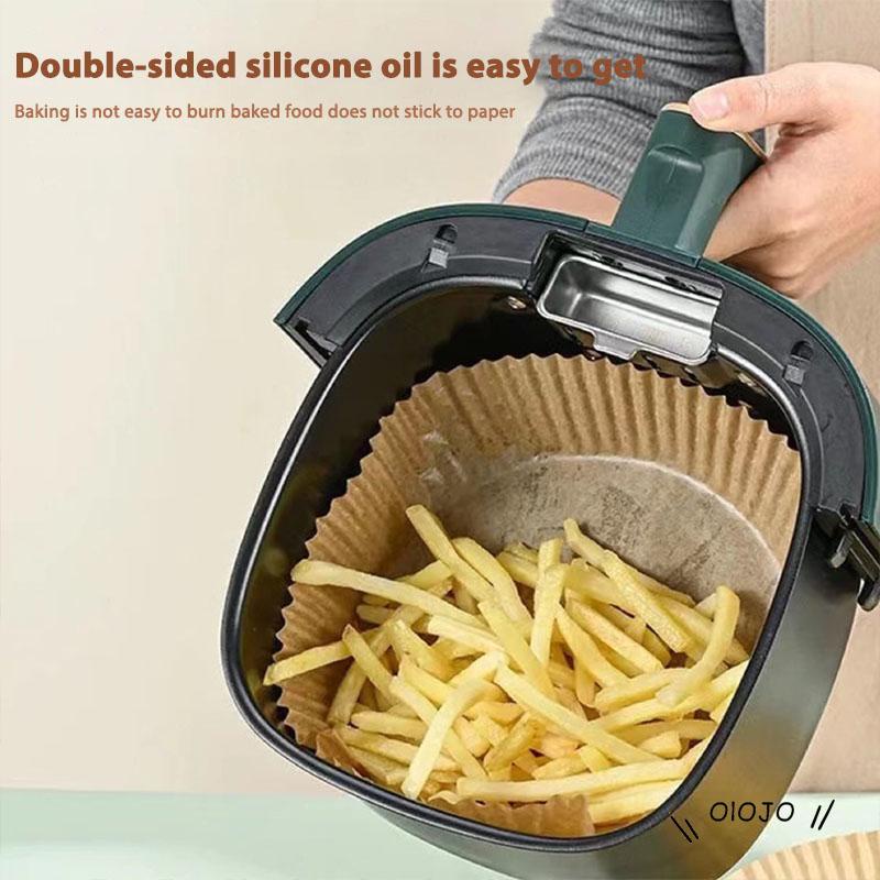 【COD】50pcs Kertas Alas Air Fryer Anti Lengket Sekali Pakai