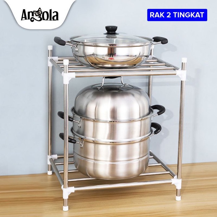 DAPUR PERALATAN DAPUR ANGOLA RAK DAPUR E15/E26 RAK KAMAR MANDI TEMPAT PANCI RAK PERALATAN HR381